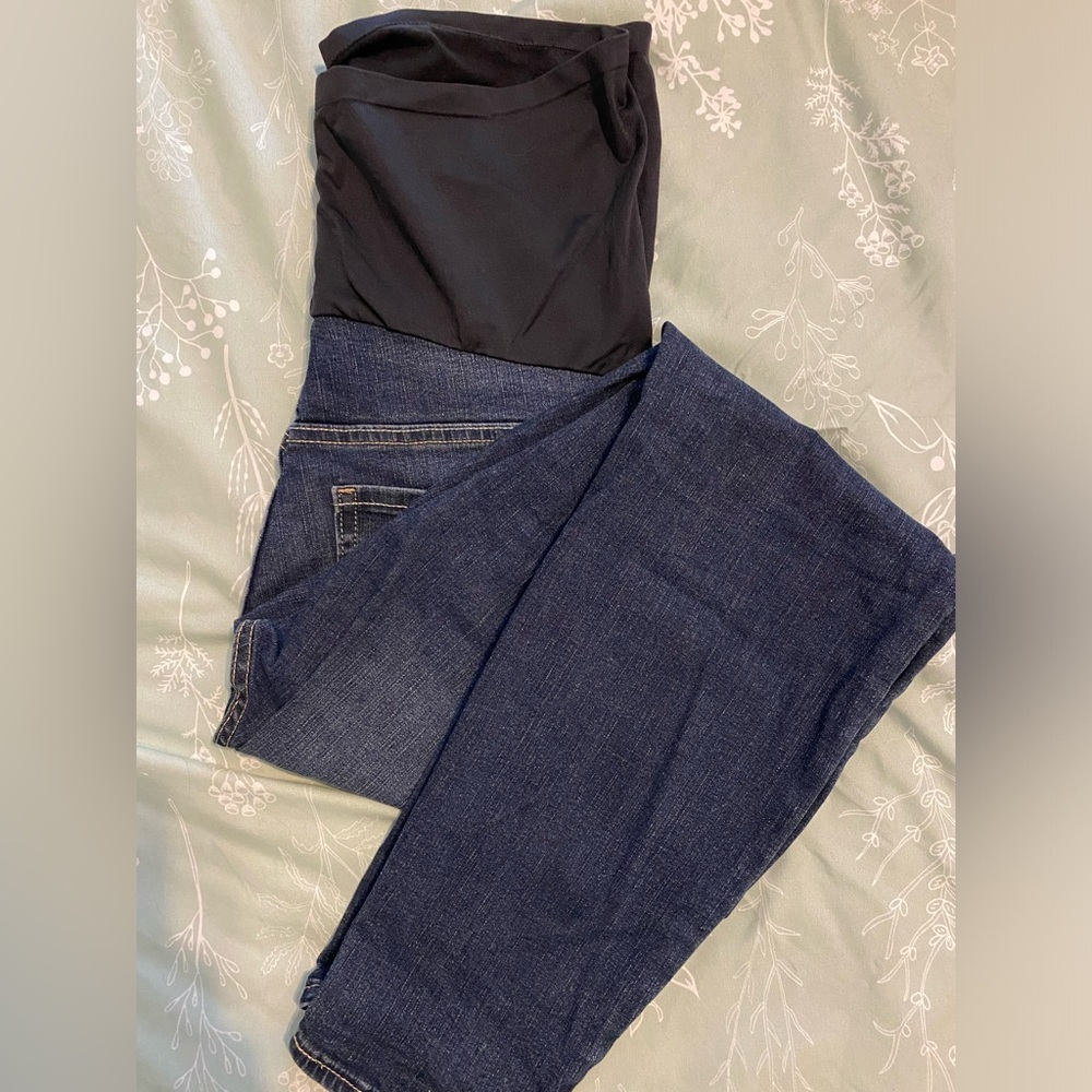 Signature Gold Levi Strauss skinny maternity jeans